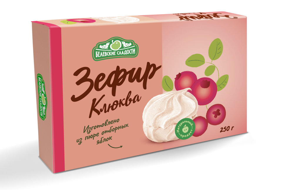  Зефир белевский "Клюква" 250г в Ртищеве