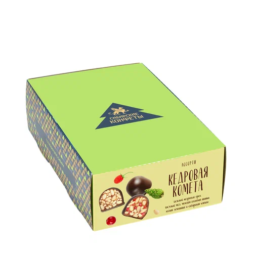 №2 Кедровая комета Ассорти (9429) (классика, клюква, шишка, земляника), 540г   в Ртищеве