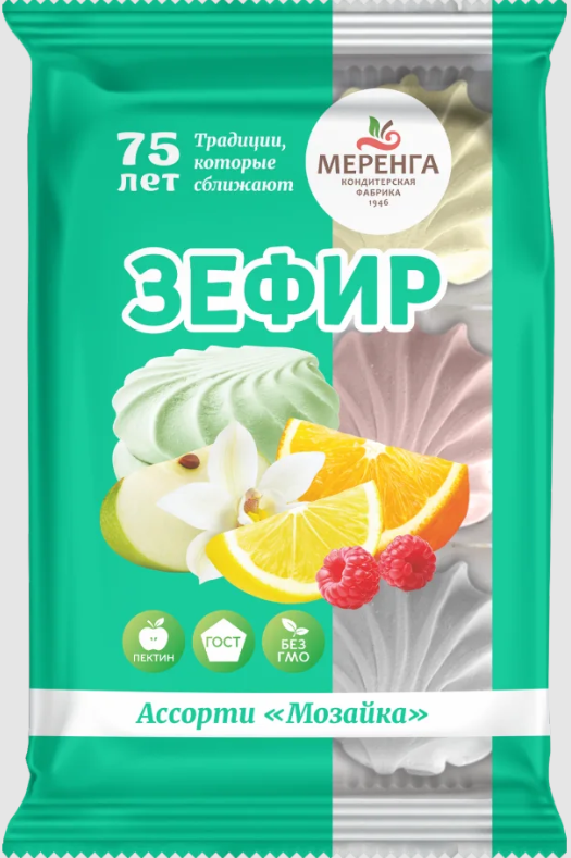№1 Меренга Зефир Мозайка, 270г  в Ртищеве