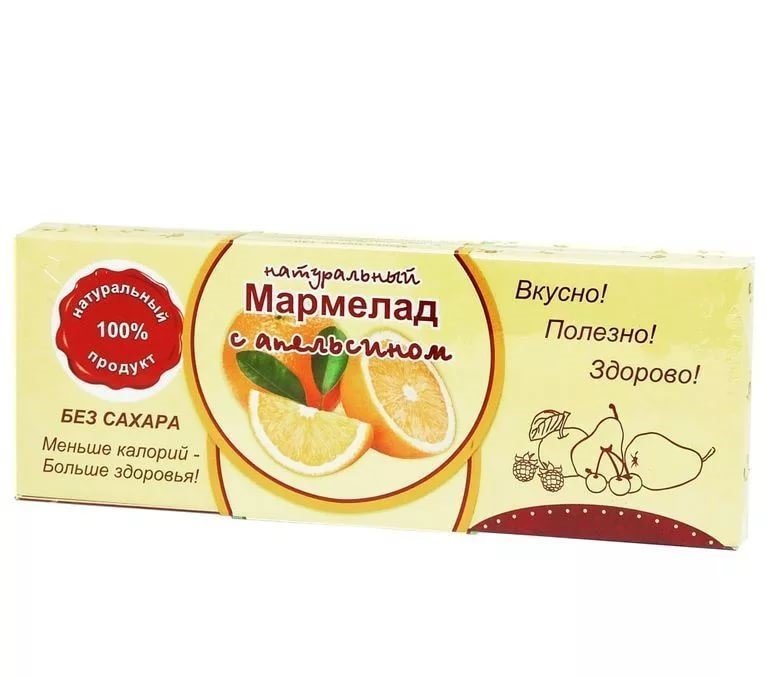  Мармелад натуральный "Апельсин" 140г в Ртищеве