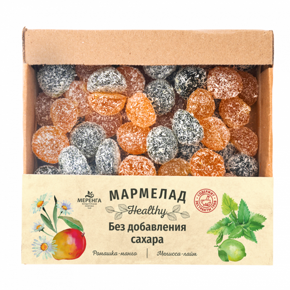  Меренга Мармелад в кокосовой обсыпке Ромашка+Мелисса , 800г     в Ртищеве