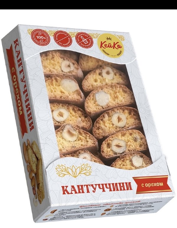 №3 Кей Ко Кантуччини с орехом, 200г    в Ртищеве