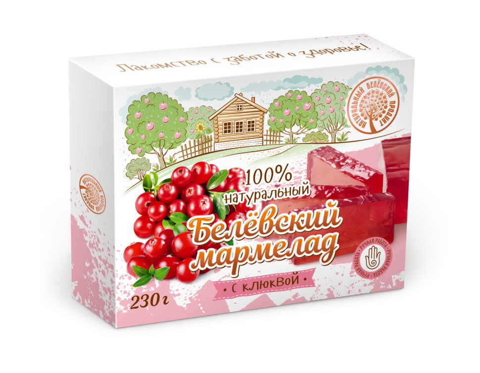  Мармелад белевский "Клюква" 230г в Ртищеве