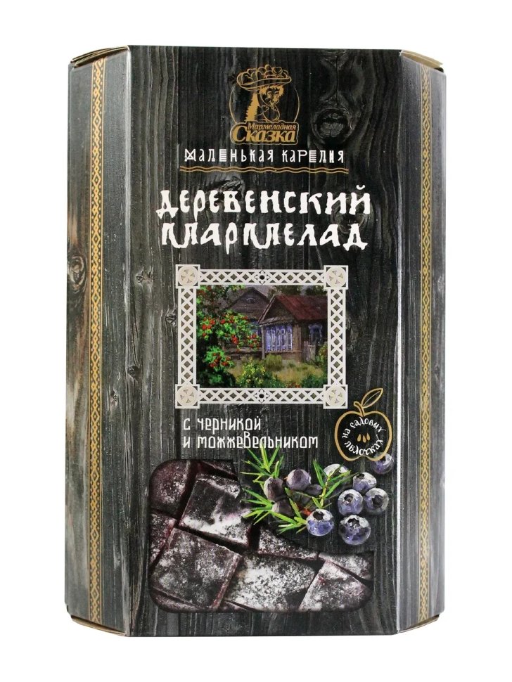  Мармелад деревенский "С черникой и можжевельником" 300г в Ртищеве